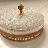 Glass and brass ceiling