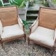 Paire de fauteuils anciens style louis xvi