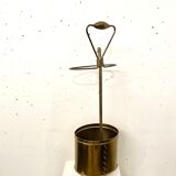 Brass umbrella stand, Matégot, 1960