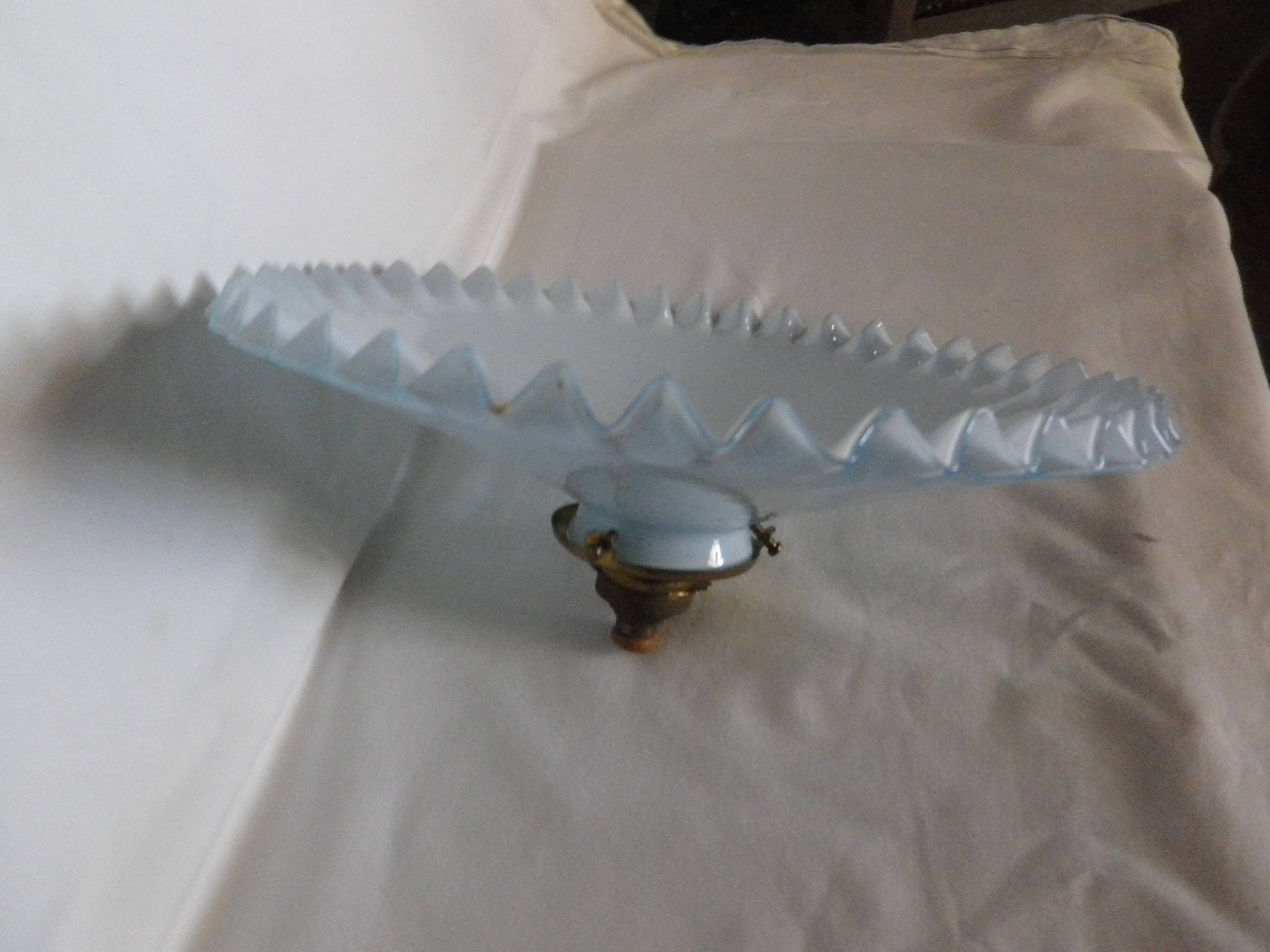 blue serrated opaline