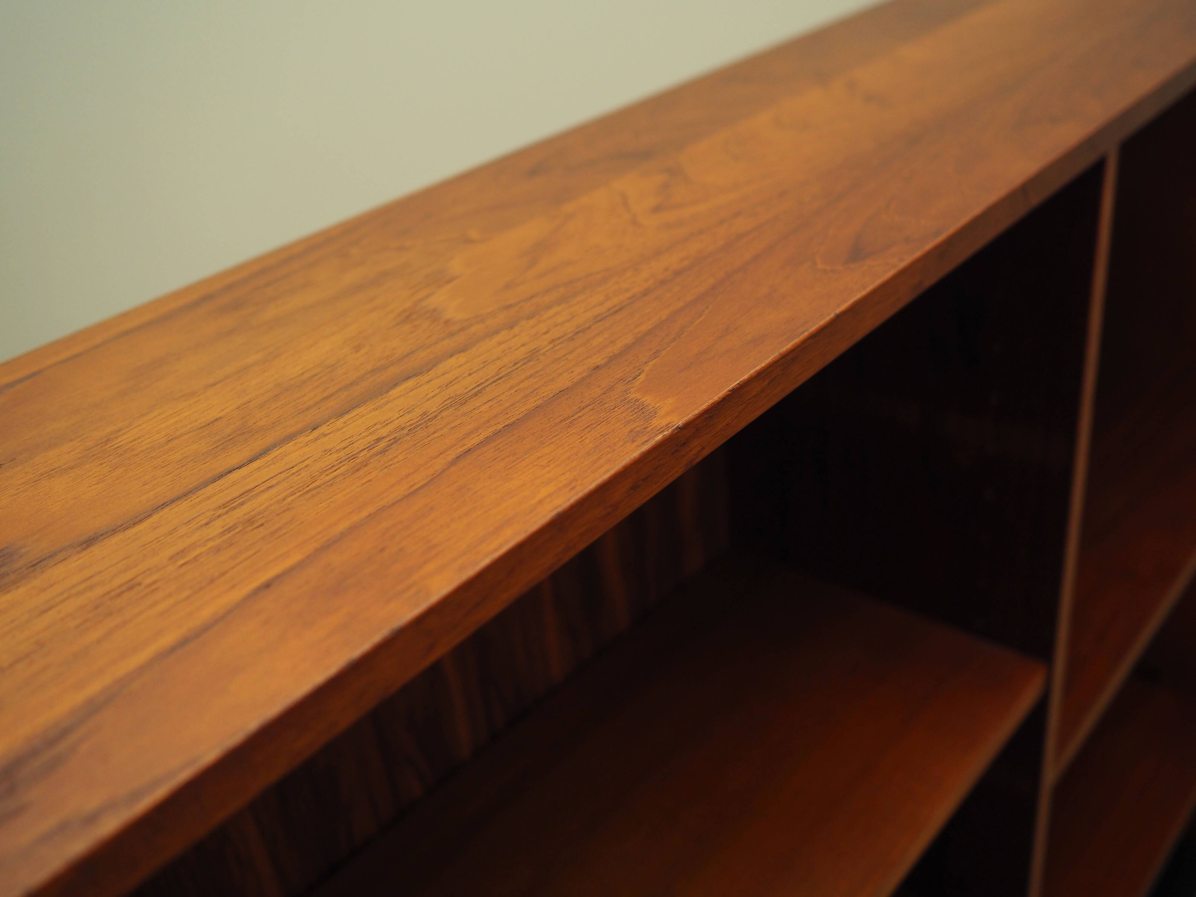 Teak bookcase, Danish design, 1970s, production: Denmark