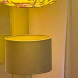 Printed fabric pear-shaped suspension