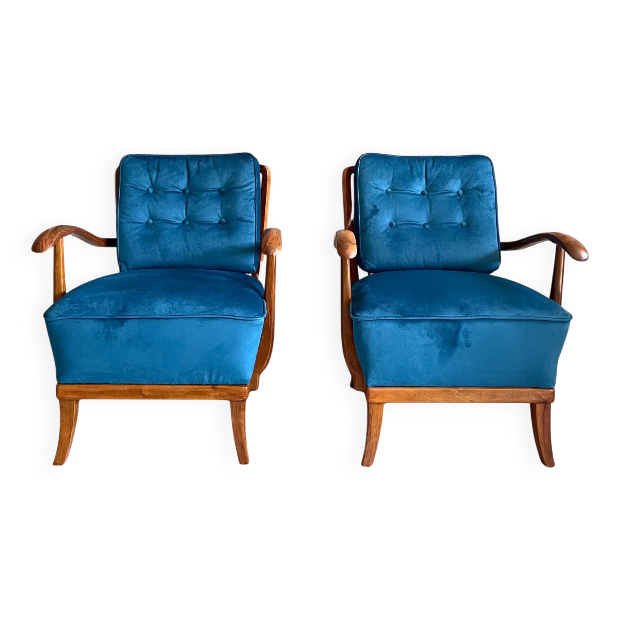 Fauteuils Art Déco par Gyula Kaesz, années 1930