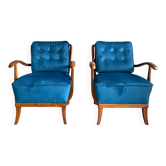 Fauteuils Art Déco par Gyula Kaesz, années 1930