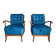 Fauteuils Art Déco par Gyula Kaesz, années 1930