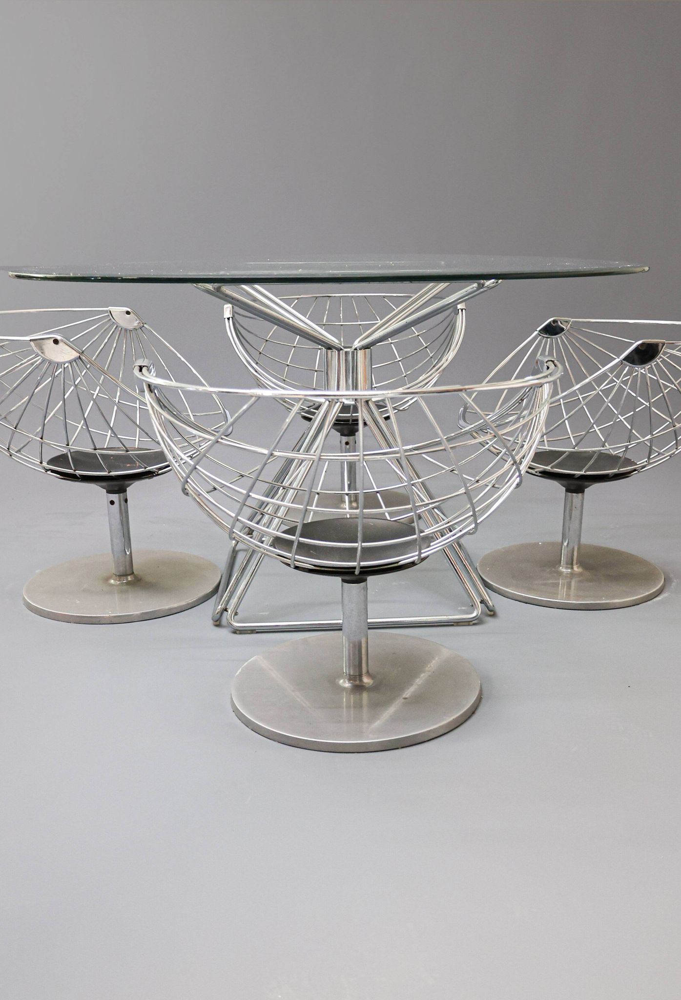 Rudi Verelst for Novalux - Dining set, 1980s.