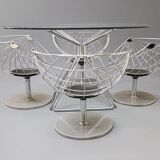 Rudi Verelst pour Novalux - Ensemble de salle à manger, années 1980.