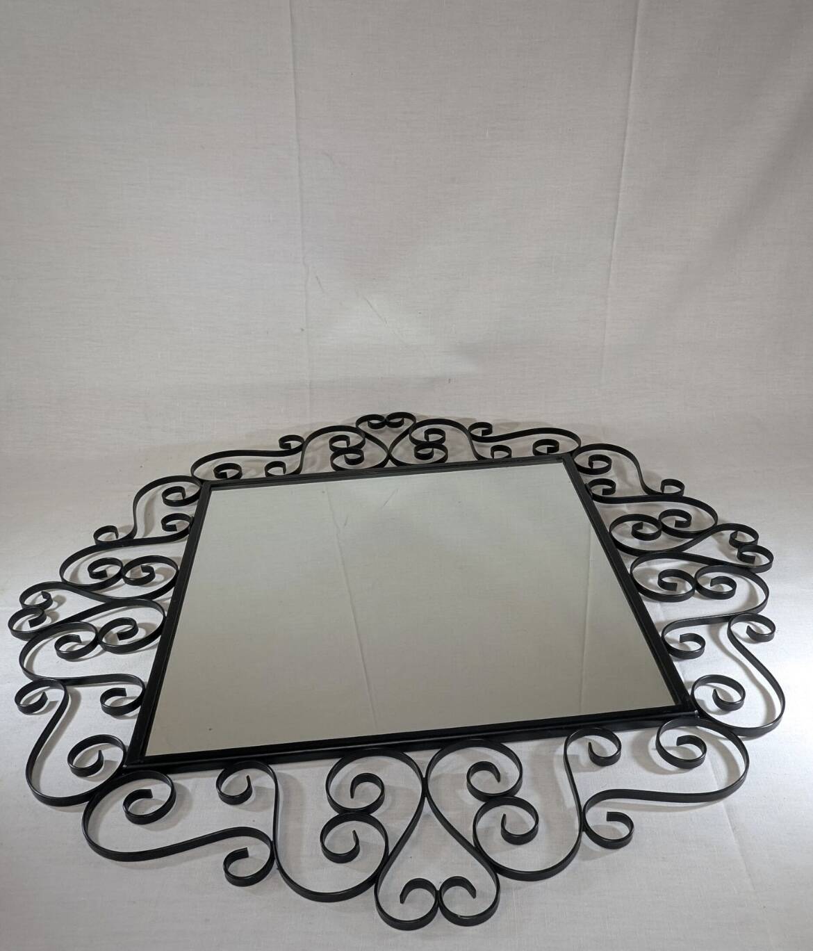 Wrought iron mirror