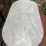 table bistrot marbre