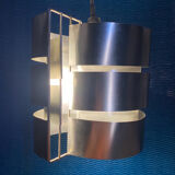 VINTAGE 1970 SPACE AGE BRUSHED ALUMINIUM LAMP/SUSPENSION MAX SAU