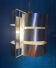 VINTAGE 1970 SPACE AGE BRUSHED ALUMINIUM LAMP/SUSPENSION MAX SAU