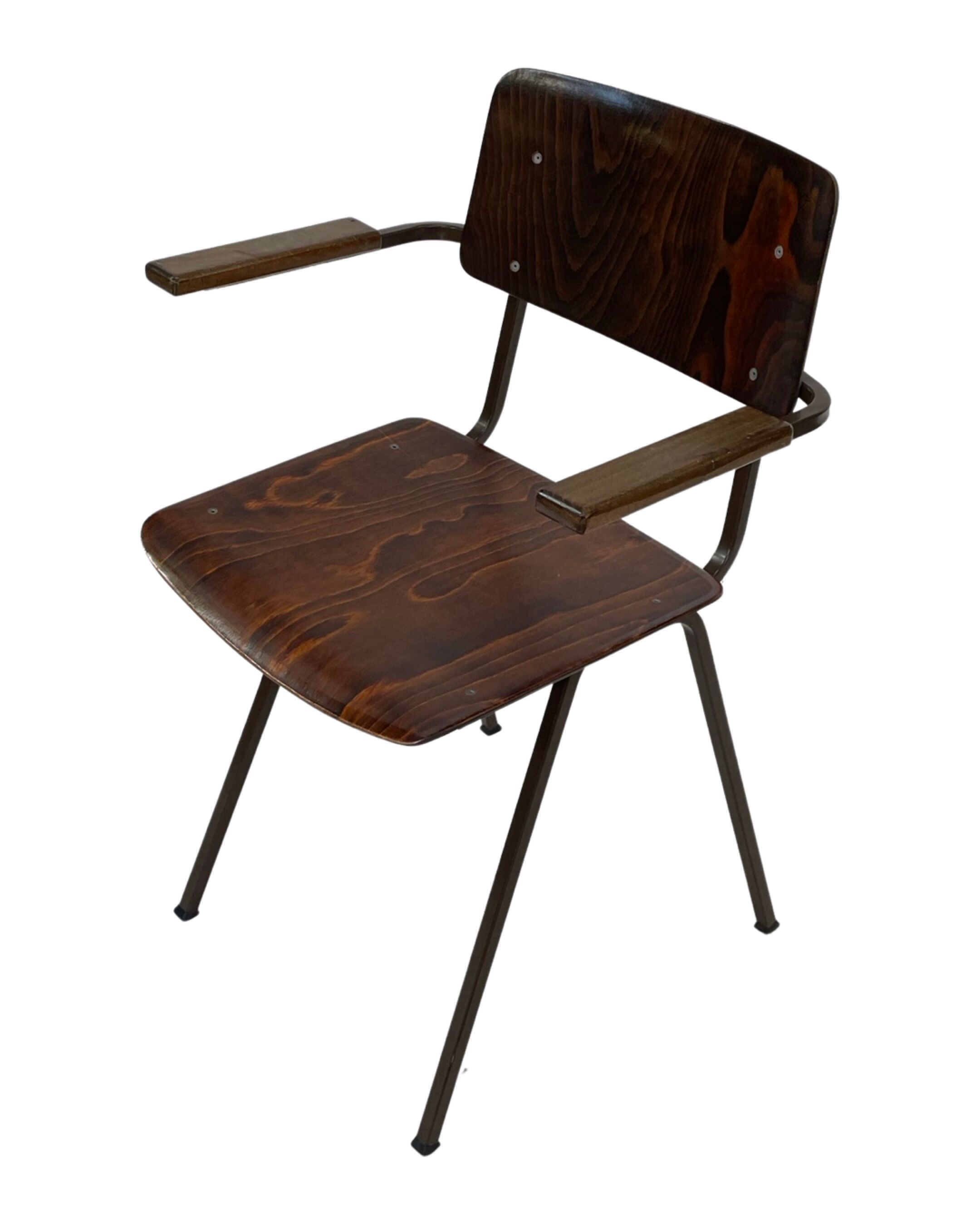 Chaises vintage school années 1960 Eromes