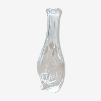 St. Louis crystal twisted soliflore vase