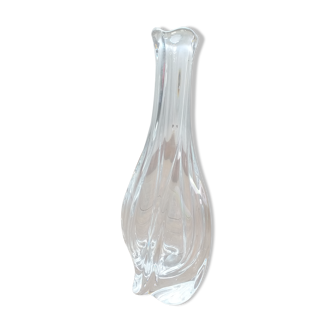 St. Louis crystal twisted soliflore vase