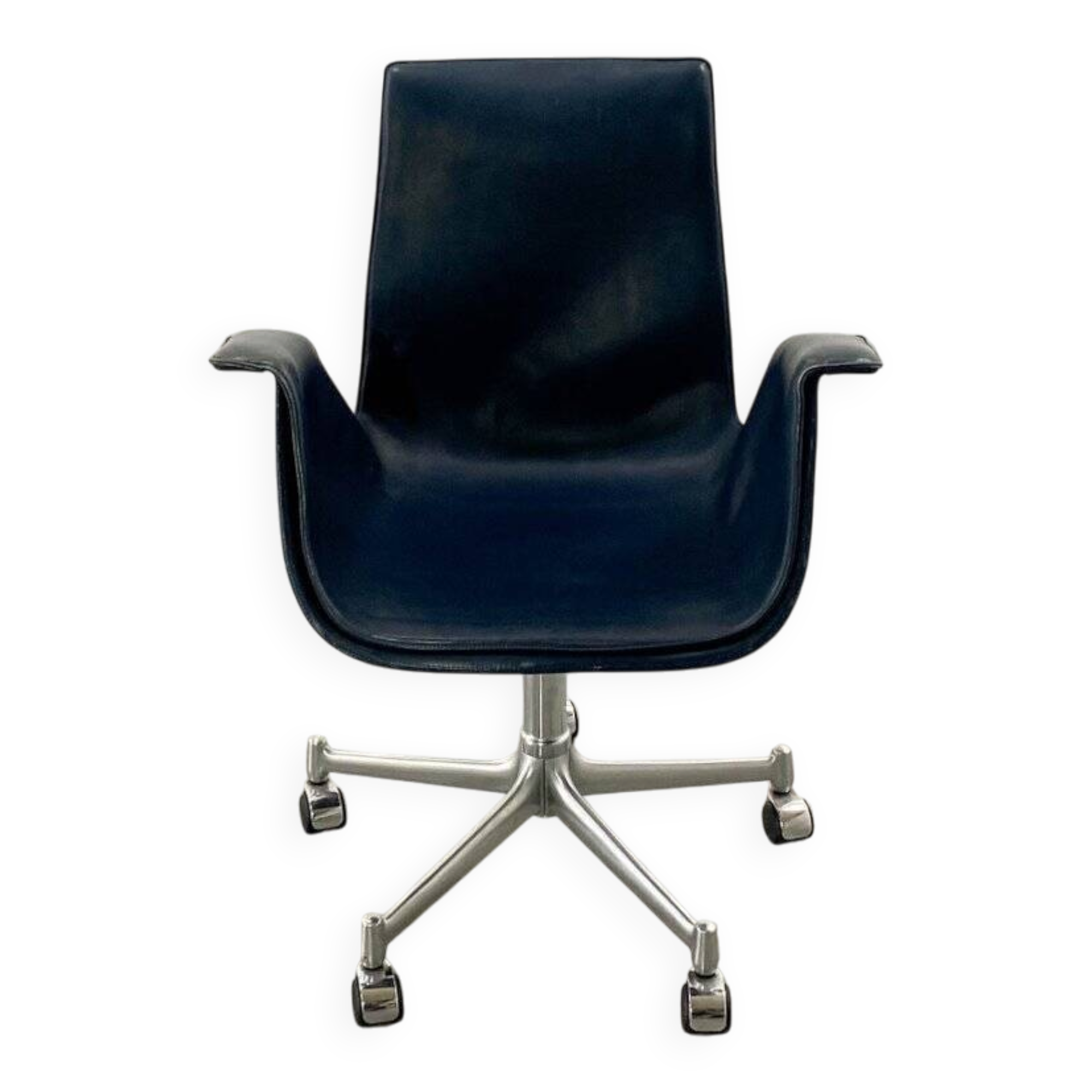Chaise de bureau Fk 6727 Tulip attribuée à Fabricius & Kastholm pour Kill International, années 1960.