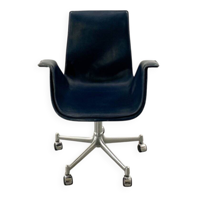 Chaise de bureau Fk 6727 Tulip attribuée à Fabricius & Kastholm pour Kill International, années 1960.