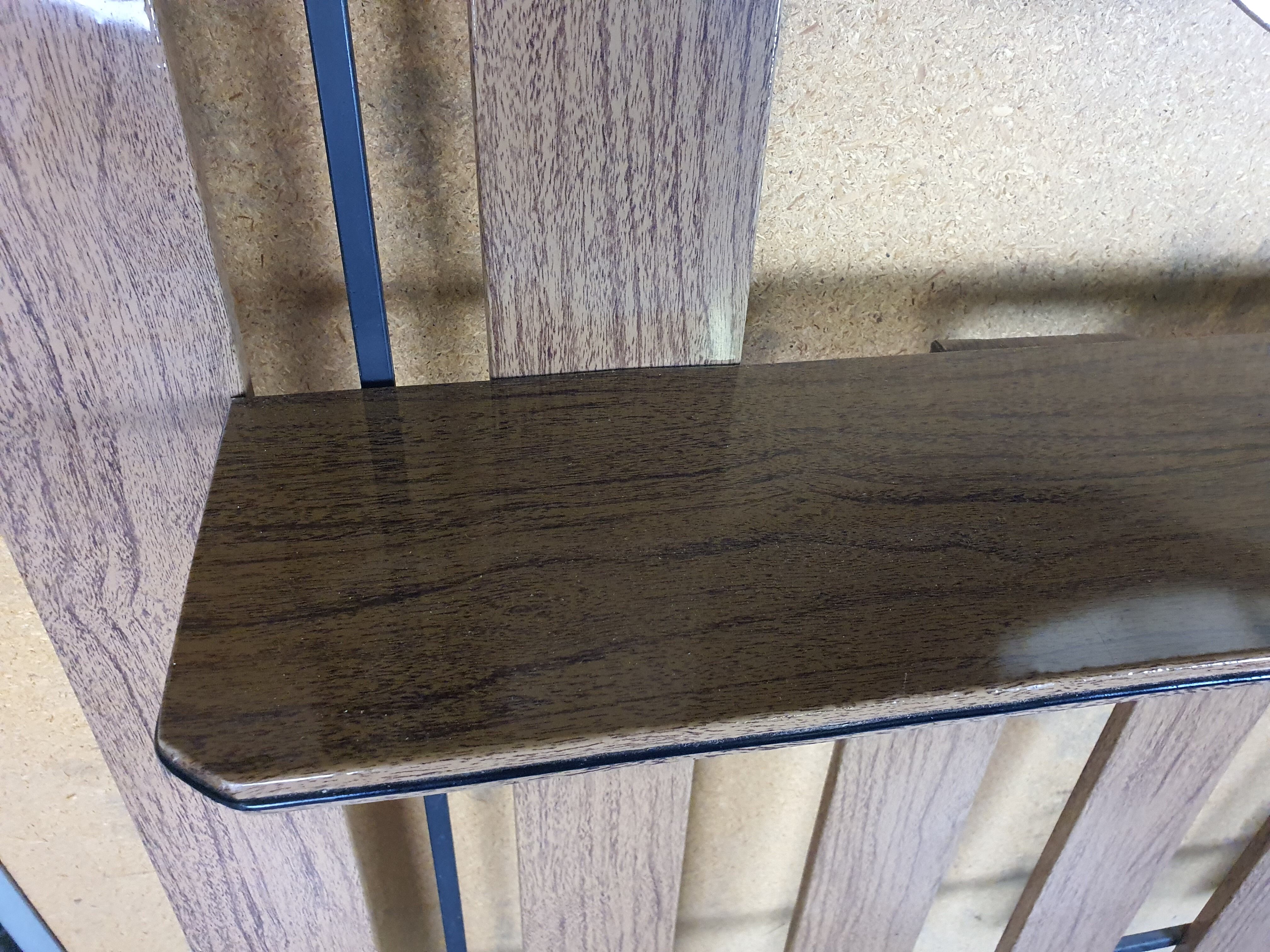 Wall coat hanger with mirror, 50s