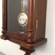 Mid Century Vintage Victorian Style Wall Clock Wood Case,Chime, in Working order