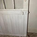 Old glass door style canopy white workshop