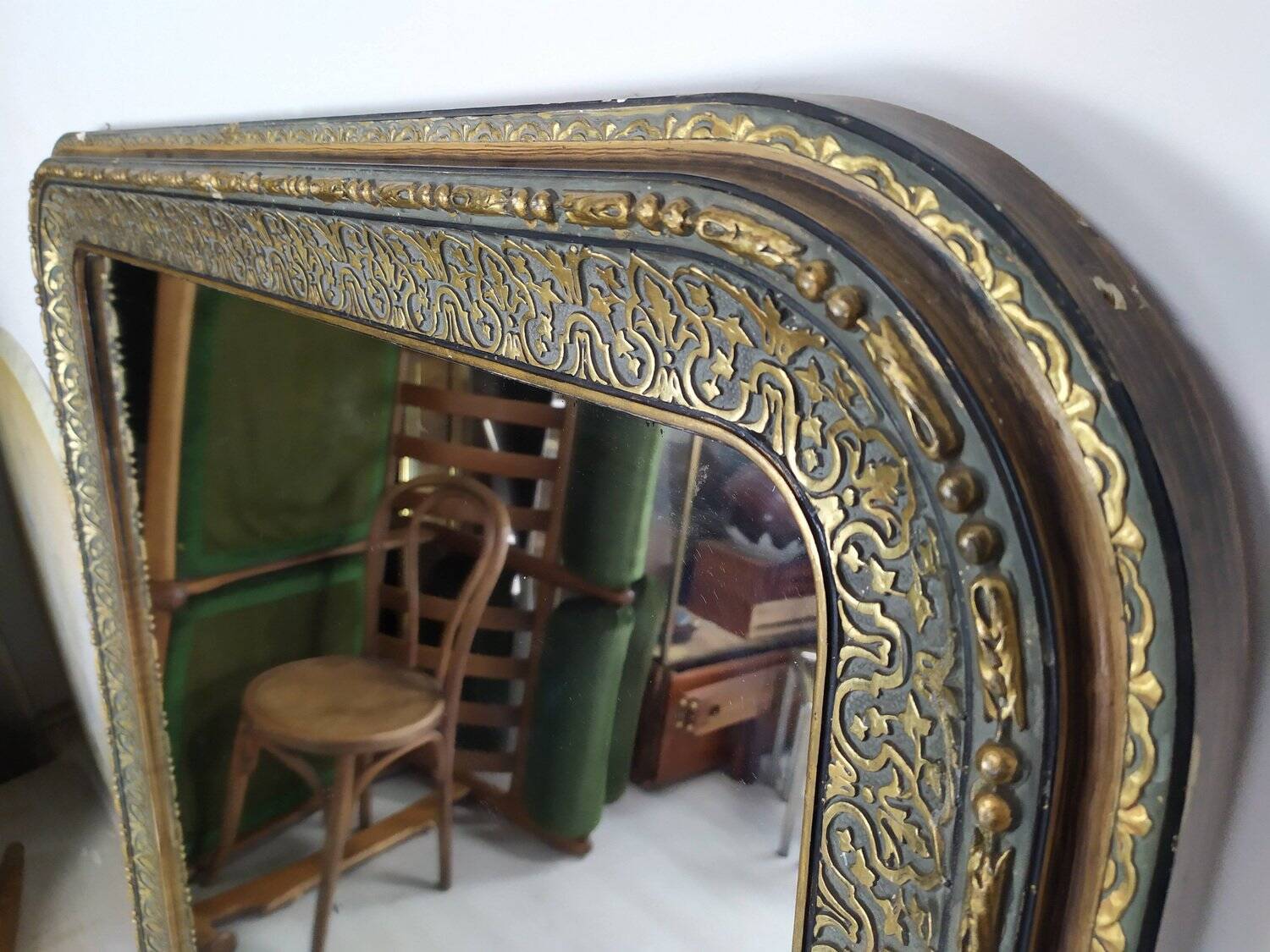 Miroir doré Napoléon III