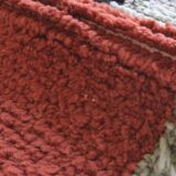 Modern Brick Red Rug - 296 x 212 cm