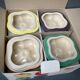 Four Le Creuset ceramic casseroles
