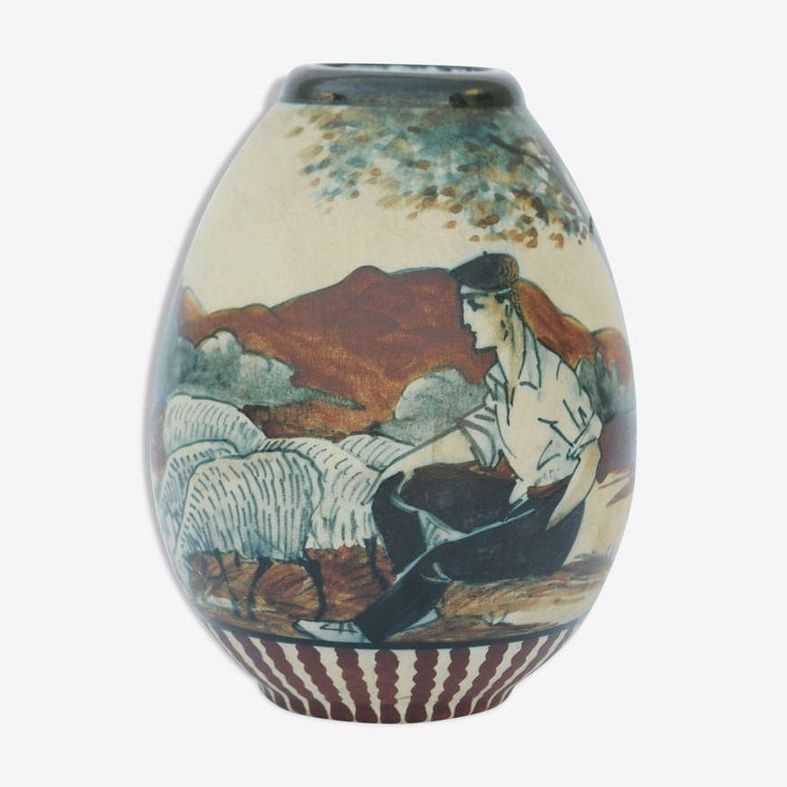 Vase en céramique de Ciboure par Richard Le Corrone | Selency