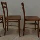 4 Lutherrma brand bistro chairs in their patinas – Very good condition
