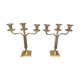 Pair of brass candlesticks