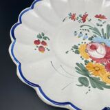 Round dish shape daisy Pattern Floral pattern in Italian ceramic – MMF17