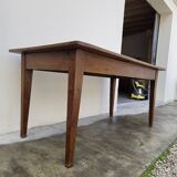 Antique rustic farmhouse table made in the 1900s - 1.54m