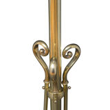 Victorian brass height adjustable standard lamp