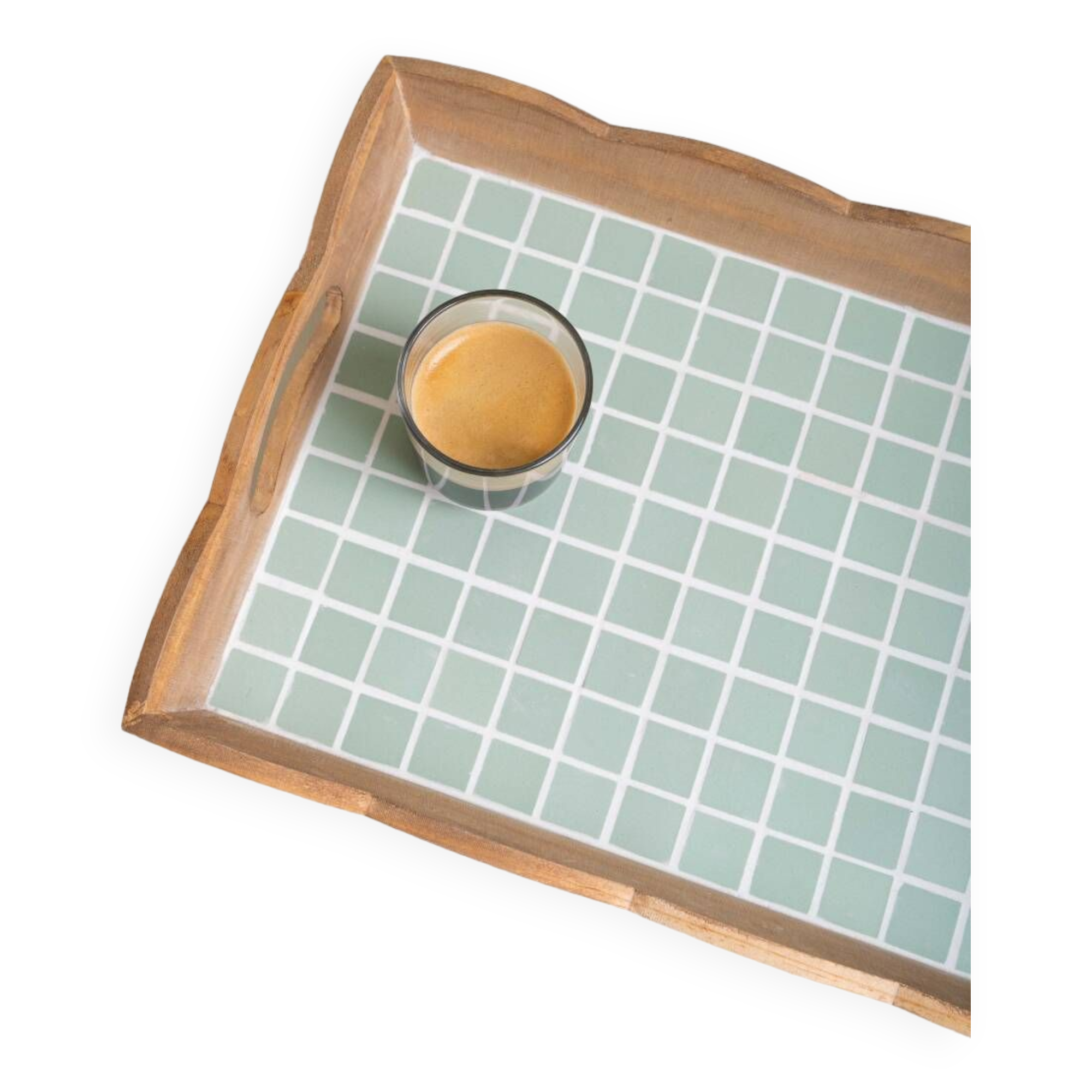 Handcrafted wooden tray