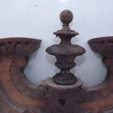 Pediment XIXth Walnut