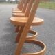 Suite de 6 chaises vintage Baumann modèle Halfa
