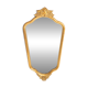 Miroir décoratif en bois doré, Italie, années 1960