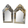 Paire de miroirs dans le style vénitien