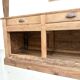 Very large pine trade counter, circa 1920.