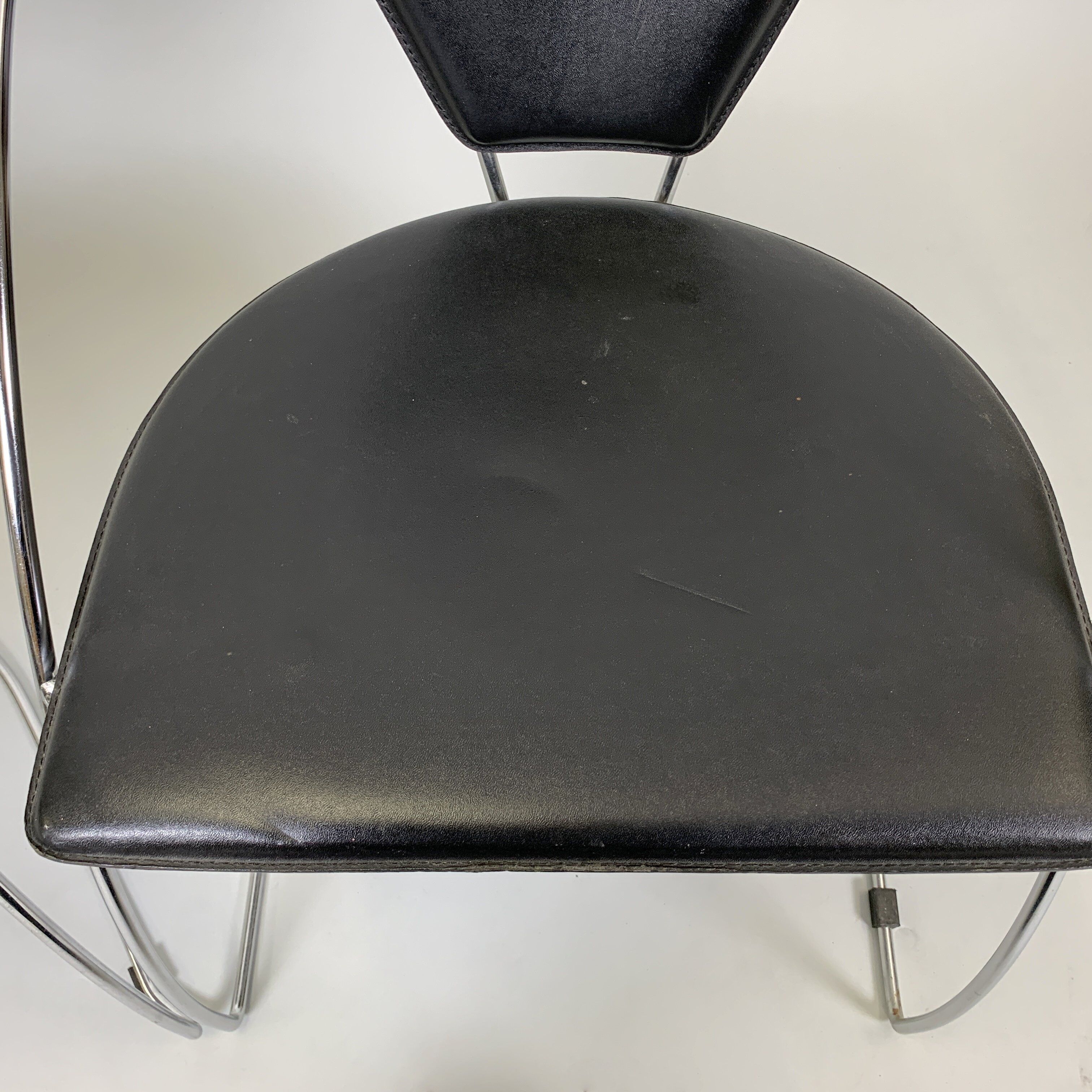 Paire de chaises vintage années 1980