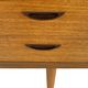 Vintage teak wall cabinet bookcase workplace Danish Design 60's