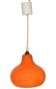 Suspension in orange opaline from the 1960s.