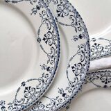 8 flat ironware plates “Balzac” Choisy le Roi
