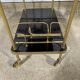 Vintage rolling service trolley