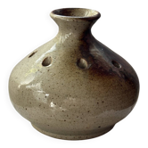 Vase pique fleur en grès