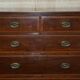 Antique Sheraton style commode by F. Thomas in hardwood and satinwood.
