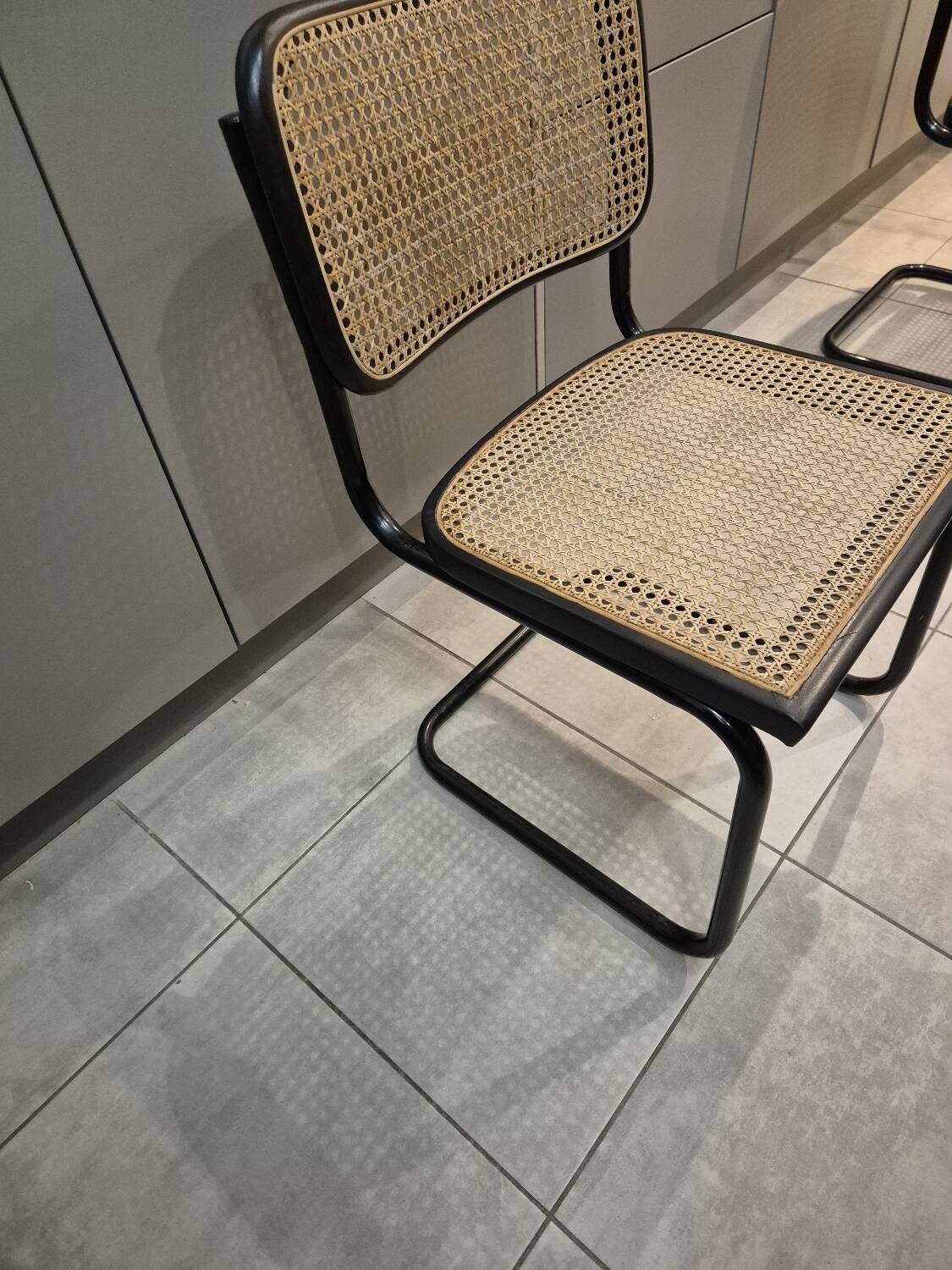 Chair B32 Marcel Breuer - black chrome