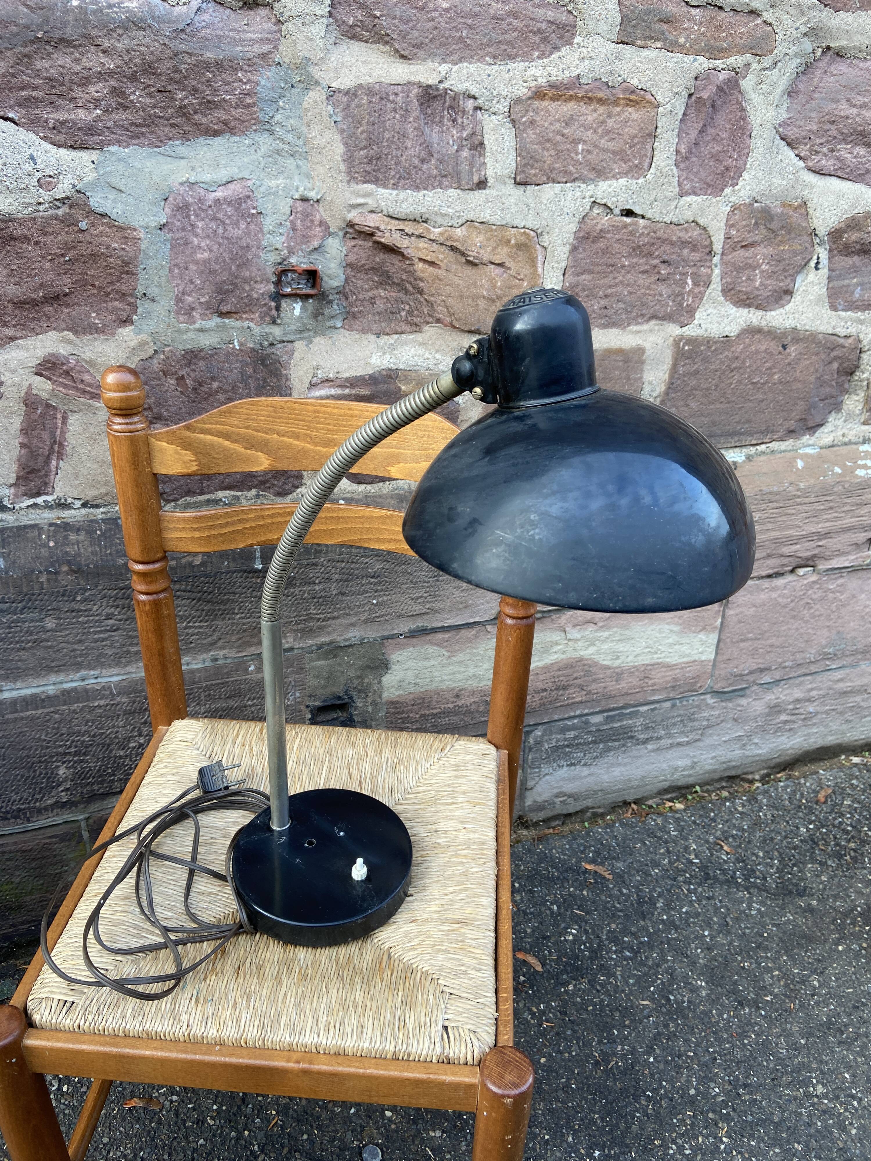 Vintage table lamp 6556 by Christian Dell for Kaiser Idell