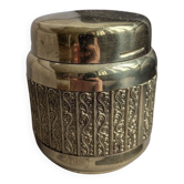 Vintage cigarette case Erhard & Sohne 1960 brass mid-century