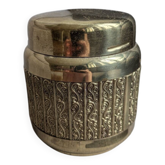 Vintage cigarette case Erhard & Sohne 1960 brass mid-century