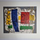 Original lithograph after Fernand Léger, 1946, 62 x 72 cm, framed